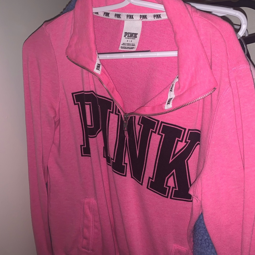 Pink/Victoria secret sweatshirt.